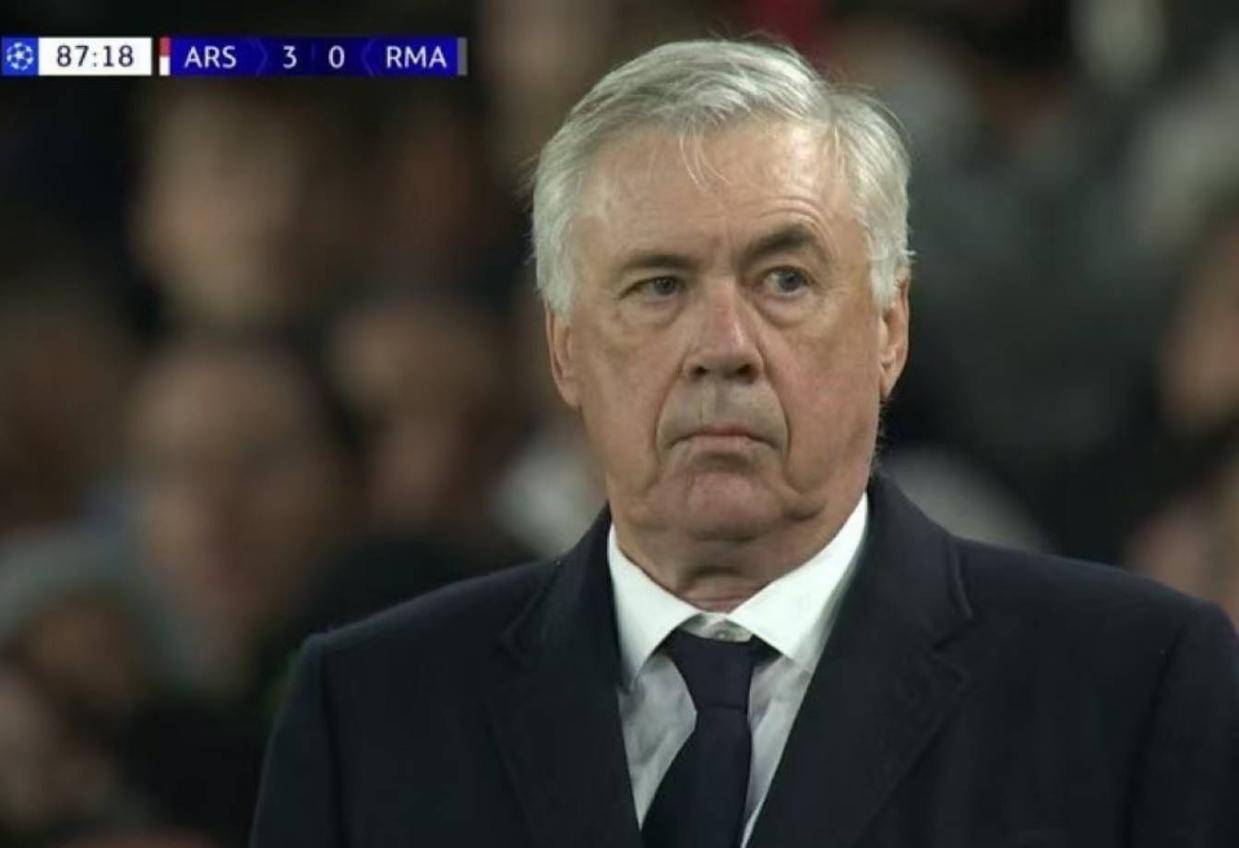 皇马0-3惨败，安帅错信22岁中场：3粒丢球都与他有关，主力难保